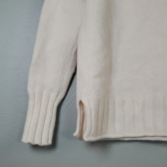 Madewell Cream Merino Wool Sweater with Gold Stars. Size XS - Picture 4 of 9